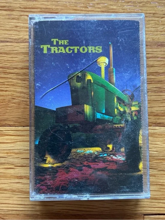 The Tractors Cassette Tape - Colorful Tractor Artwork - Picture 1 of 2